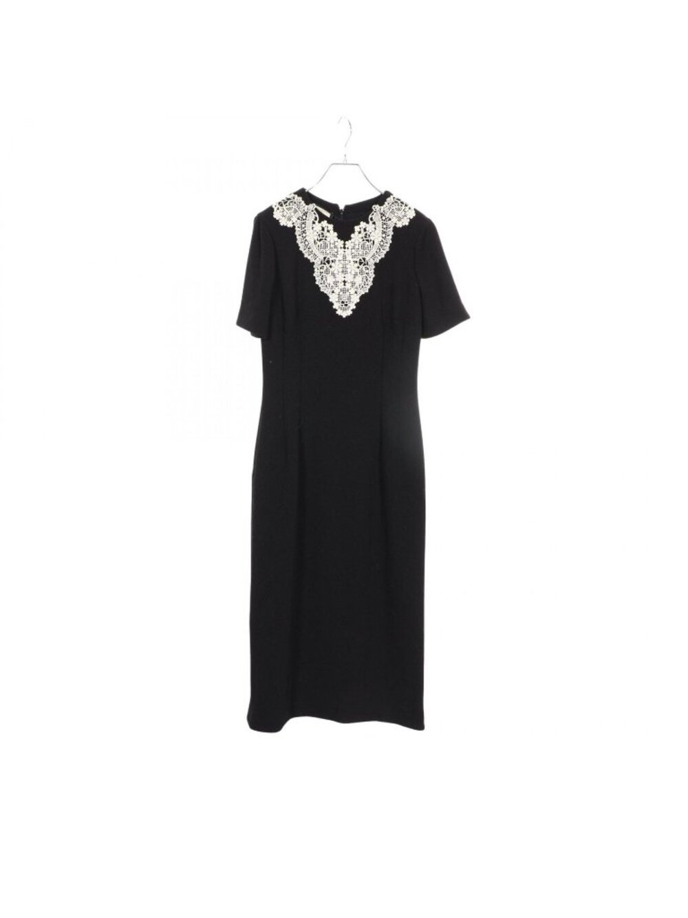 Gucci Dress Sable Lace Midi Wool